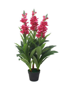 Kunst Gladiool Plant Roze 90cm