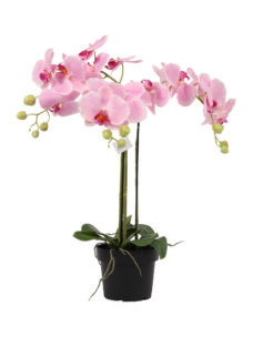 Kunst Orchideeplant Roze 65cm