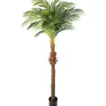 Kunst Hawaii Groot 220cm – realistische palmboom met volle groene bladeren en stevige stam.