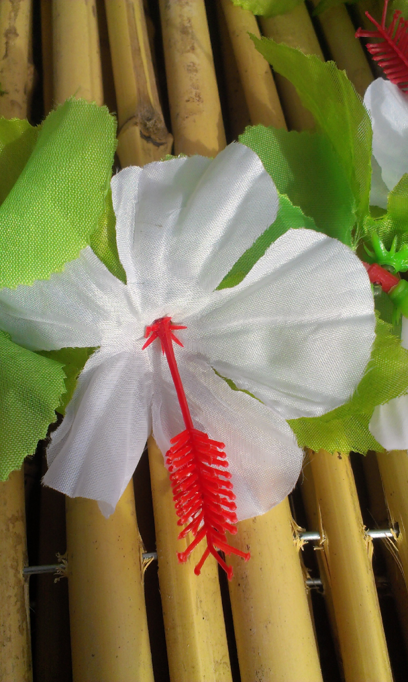 Hawaiikransen De Luxe Wit