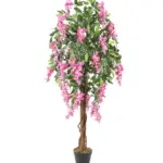 Luxe kunst bloesemboom Kiruna Rose 150cm – realistische zijden bloemen