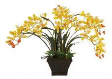 Kunst Orchidee Geel 45cm