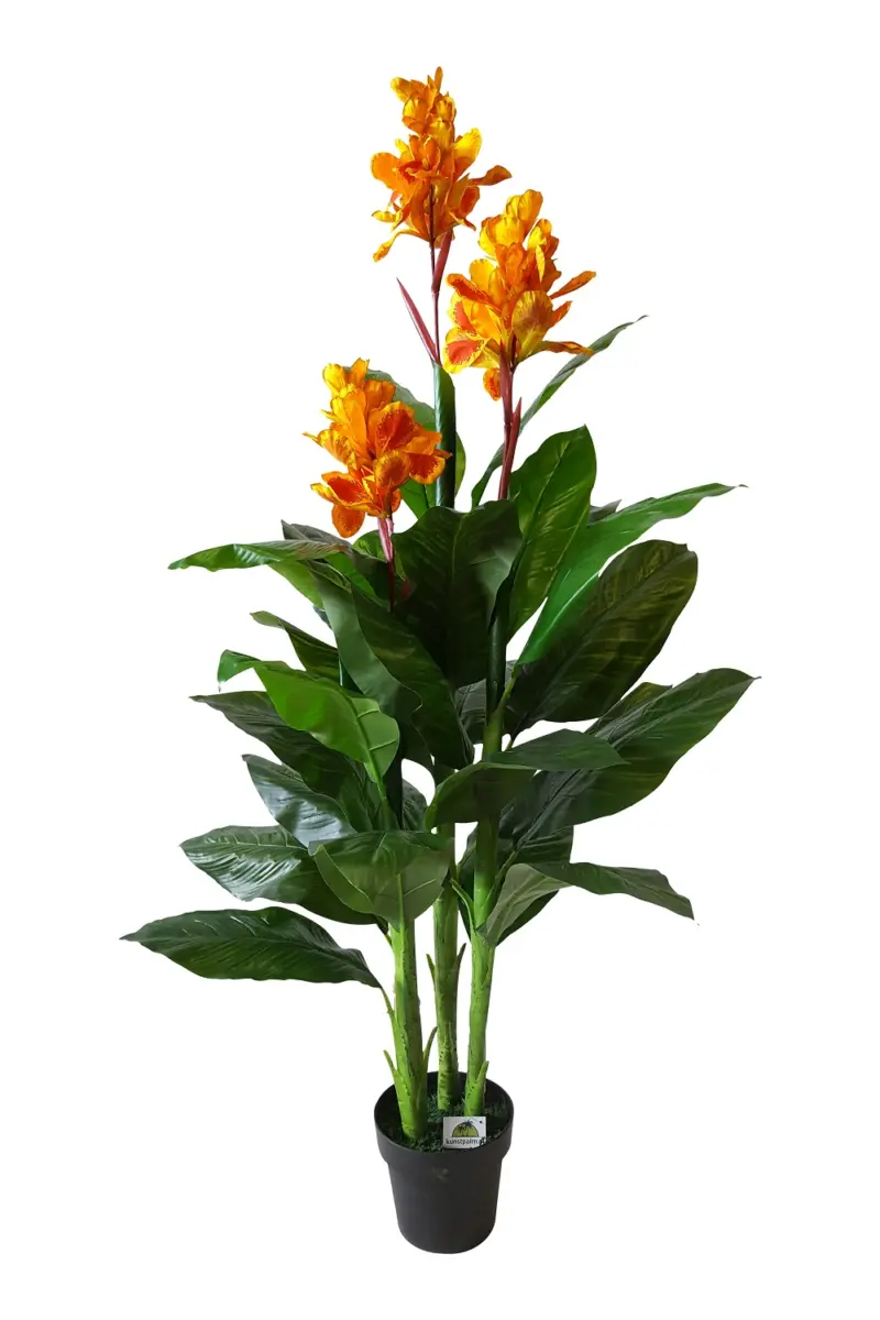 Namaak Canna Oranje 165cm