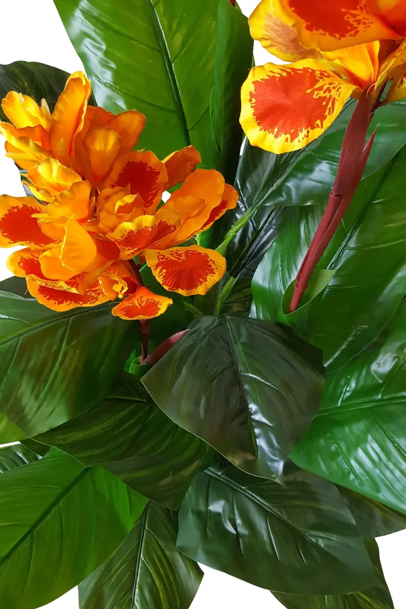 Namaak Canna Oranje 165cm