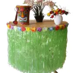 Groene Raffia Hawaii Tafelrok 250cm