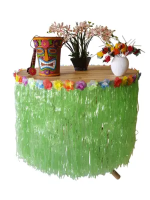 Groene Raffia Hawaii Tafelrok 250cm