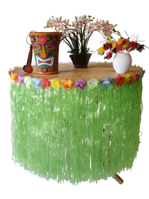Groene Raffia Hawaii Tafelrok 250cm