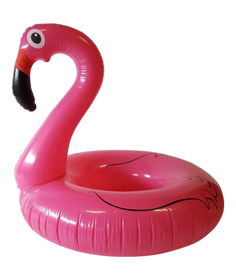 Grote Opblaasbare Flamingo 100cm