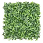 Gemengde klimop kunsthaag 50x50 cm – veilige en realistische groene wanddecoratie.