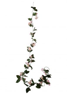 Kunstbloem Slinger Clematis rose-wit 230cm