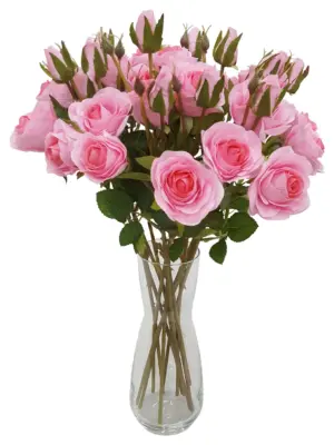 Roze Kunstrozentak 50cm