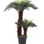 Tropische Kunst Cycaspalm Lombok 90cm met volle, natuurgetrouwe bladeren