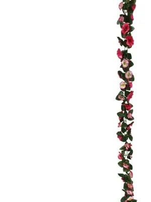 Donker Rose Bloemslinger 200cm