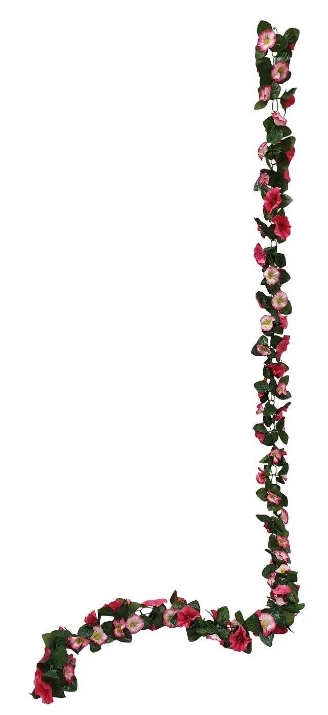 Donker Rose Bloemslinger 200cm