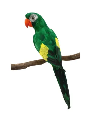 Groen Gele Namaak Papegaai 60cm