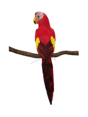 Grote Rode Namaak Papegaai 60cm