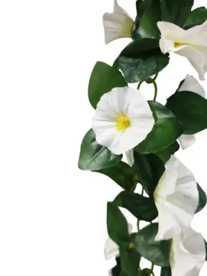 Witte Bloemslinger 200cm