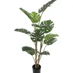 Monstera Kunstplant Dubbele Stam 125cm