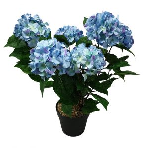 Grote Blauwe Kunst Hortensia 70cm