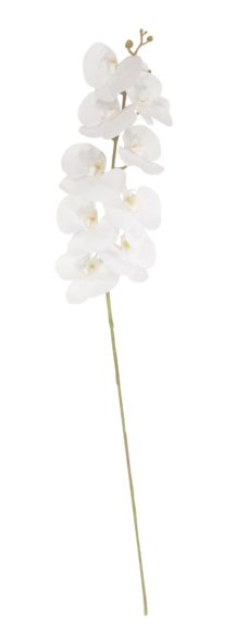 Witte Kunst Orchidee 100cm
