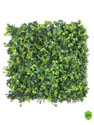 Mixblad Kunsthaag – 50x50cm – Realistische kunsthaag met diverse bladvormen voor een natuurlijke uitstraling