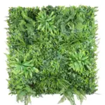 Groene Mix Kunstplantenwand 100x100cm Levensechte kunstplantenwand voor binnen en buiten
