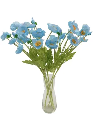Nep Klaproos Blauw 60cm