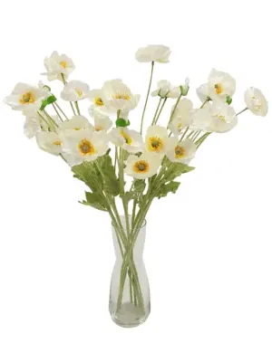 Nep Klaproos Wit 60cm