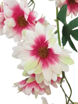 Kunst Madelief Rose Wit 70cm
