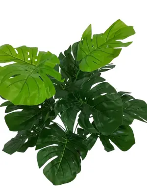 Kunst Gatenplant Met Zwarte Pot 50cm