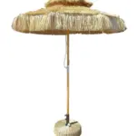 Kunst Rieten Parasol D180