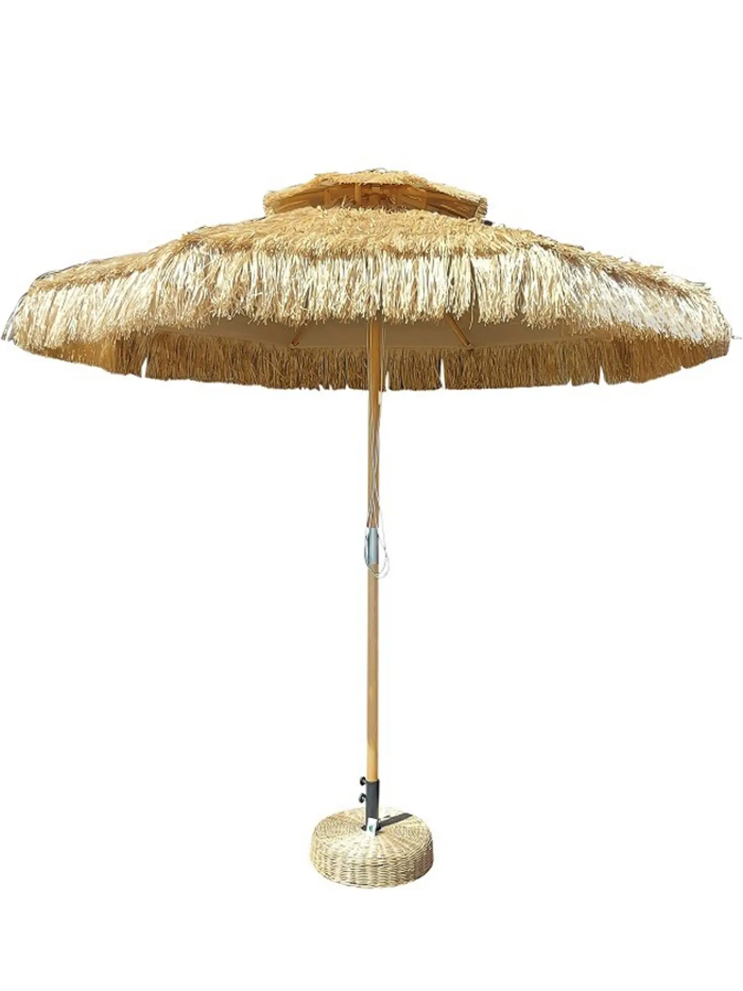 Kunst Rieten Parasol D270