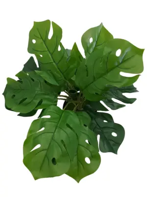 Nep Gatenplantje Met Zwarte Pot 35cm