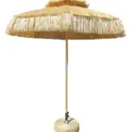 Kunst Rieten Parasol D220