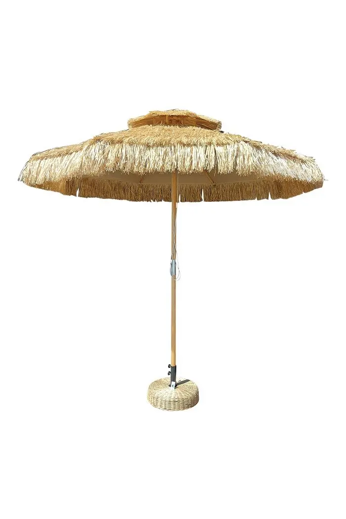 Kunst Rieten Parasol D270