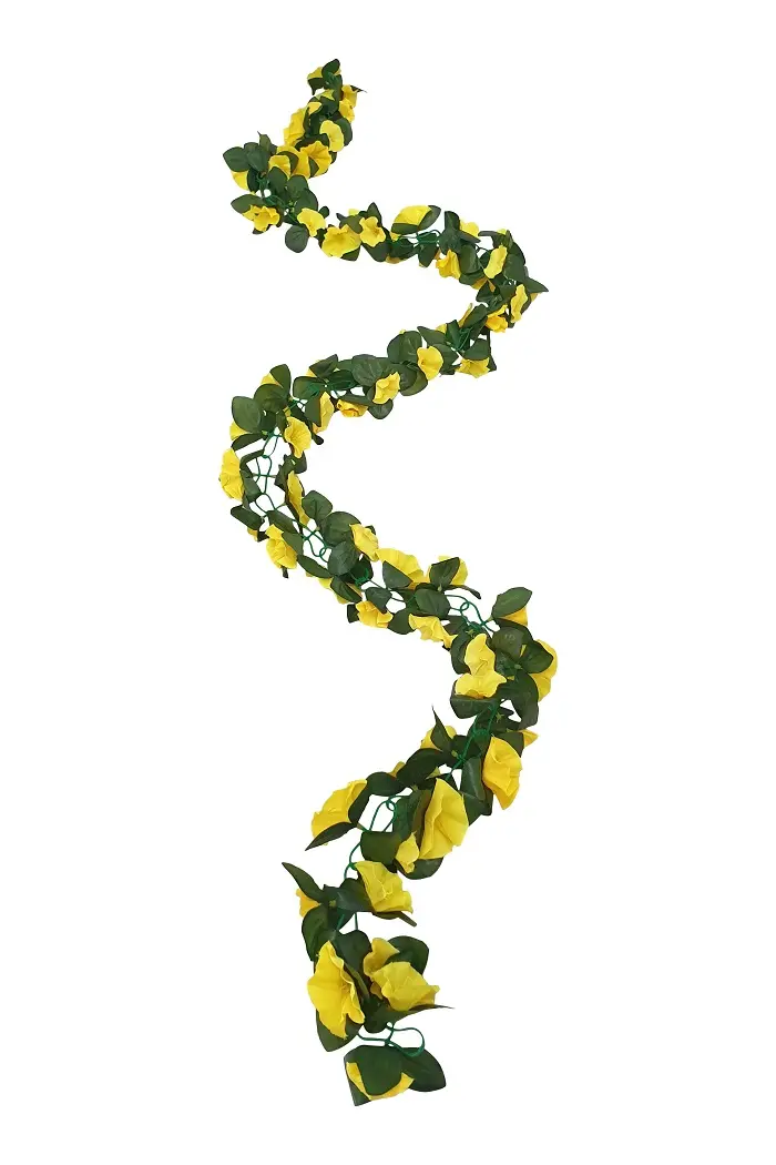 Gele Bloemslinger 200cm