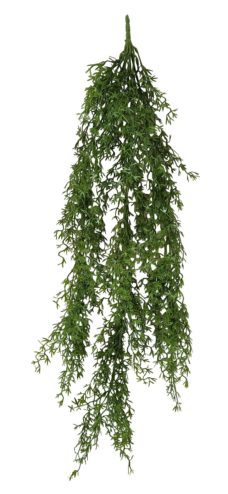 Koraalblad Kunst Hangplant Donkergroen 80cm