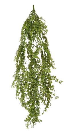 Koraalblad Kunst Hangplant Lichtgroen 80cm