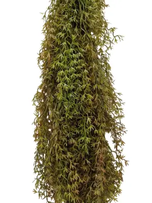 Koraalblad Kunst Hangplant Roodgroen 80cm