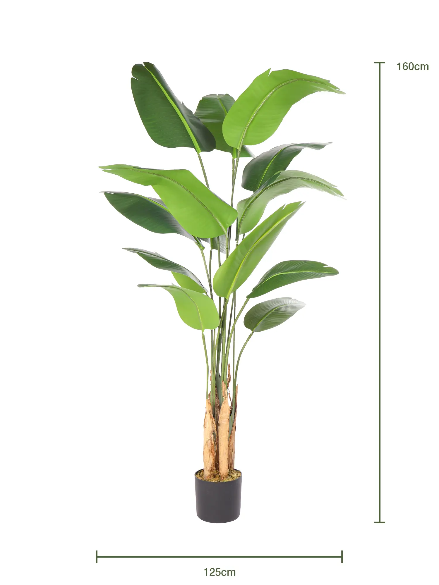 Kunst Bananenplant Java 160cm
