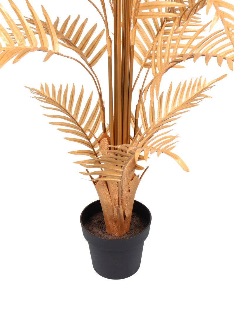 Gouden Kunstpalmboom Areca 160cm