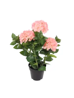 Grote Kunst Hortensia Roze 65cm