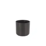 Ronde Plantenpot Houtskool Zwart Ø25
