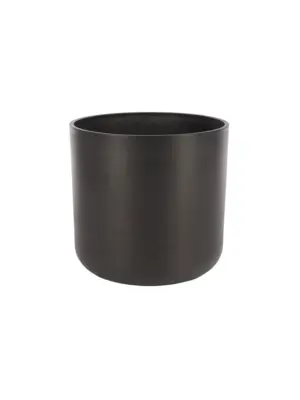 Ronde Plantenpot Houtskool Zwart Ø41