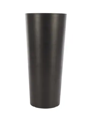 Hoge Ronde Plantenpot Zwart