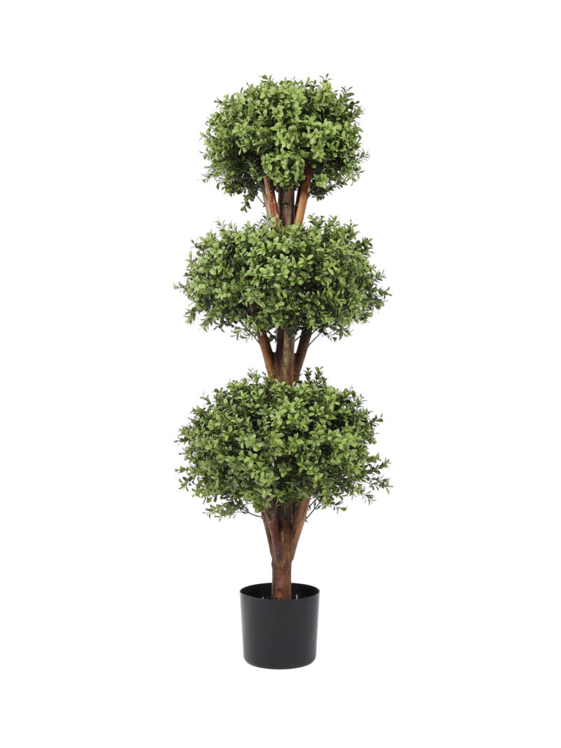 Kunst Buxus 3 Bollen 125cm