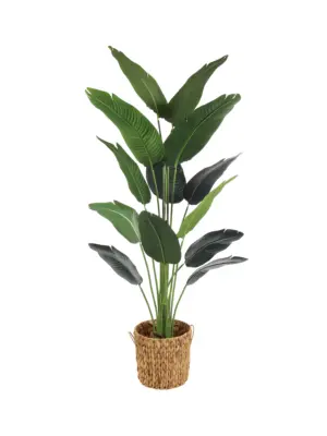 Kunstbanaanplant Caracas 175cm met Pot