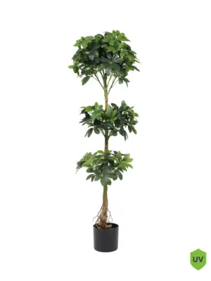 Kunststruik 3 bollen 140cm