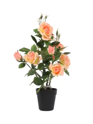 Kunst Rozenstruik Roze Rozen 60cm