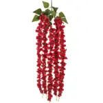 Kunst Bloembundel Rood 100cm